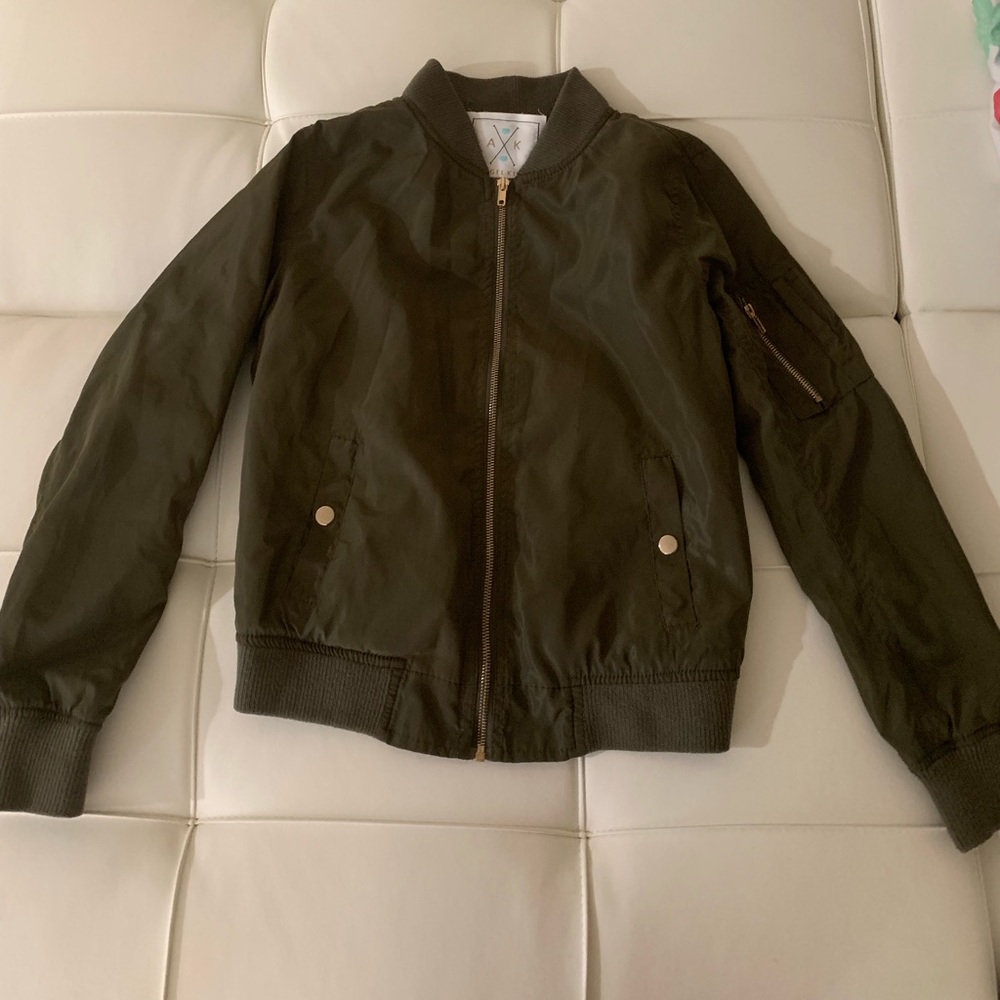 Green Bomber Jacket